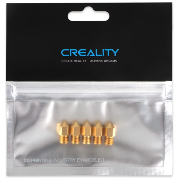 20-Piece Brass Nozzle Kit For Anycubic Kobra 2 3D Printers - Includes 0.2, 0.4, 0.6, 0.8, 1.0mm Sizes